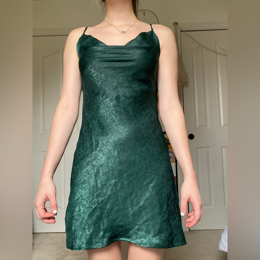 green anniston dress